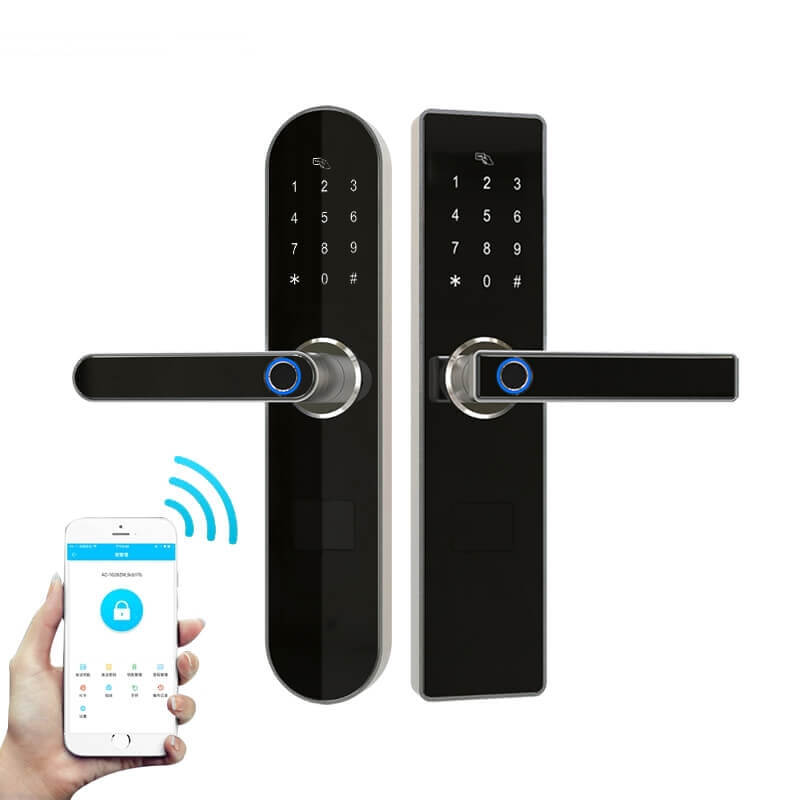 Biometric Finger Scan Lock With Mobile App For Front Door SL-FD3