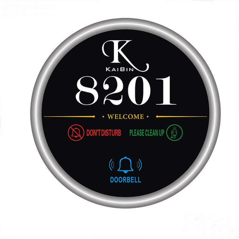 Electric Hotel Door Display Do not Disturb Sign with Doorbell ES-K82