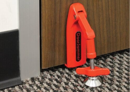 Use a door jammer