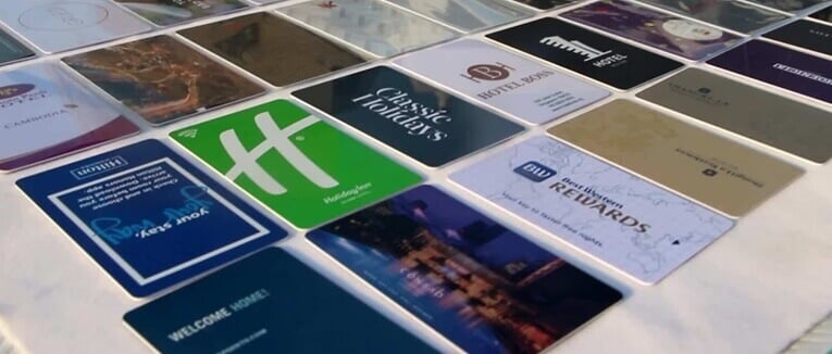 Custom RFID hotel key cards