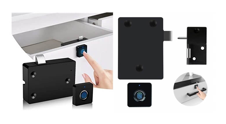 Fingerprint cabinet lock