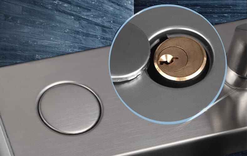 Hotel door lock mechanical cylinder maintenance