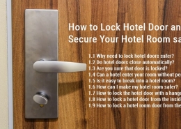 How to Lock Hotel Door and Secure Your Hotel Room safer