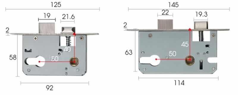 Mortise locks are more durable than cylinder locks