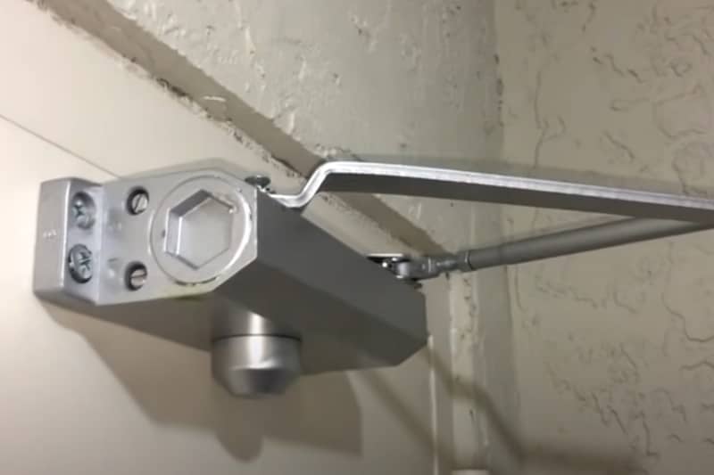 The door closer not closing all the way