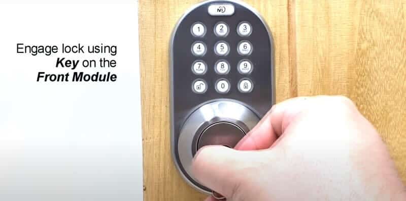 The door will not open after entering the correct code