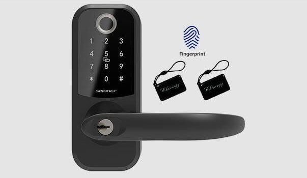 The Smonet Door lock is sounding an alarm