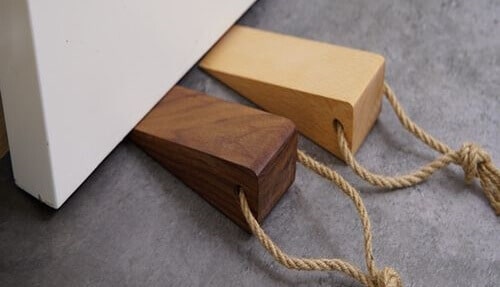 Use a door wedge.
