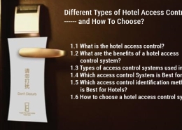 Different Types of Hotel Access Control and How To Choose?