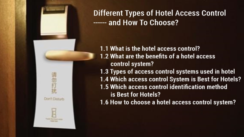 Different Types of Hotel Access Control and How To Choose?