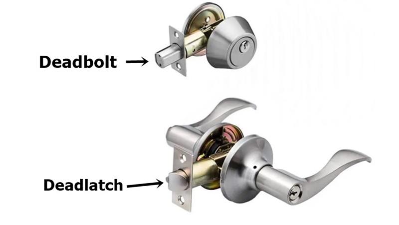 Deadbolt vs. Deadlatch: Key Difference and How to Choose? 2