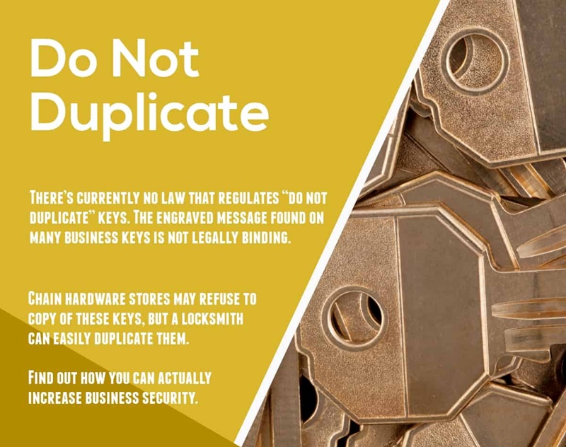 Will a Locksmith Copy a “Do Not Duplicate” Key? 1