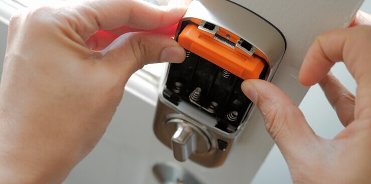 Yale locks are not working after the battery change