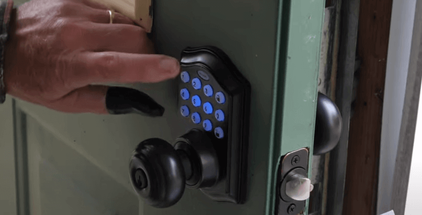 Tru bolt electronic lock beeps and lights